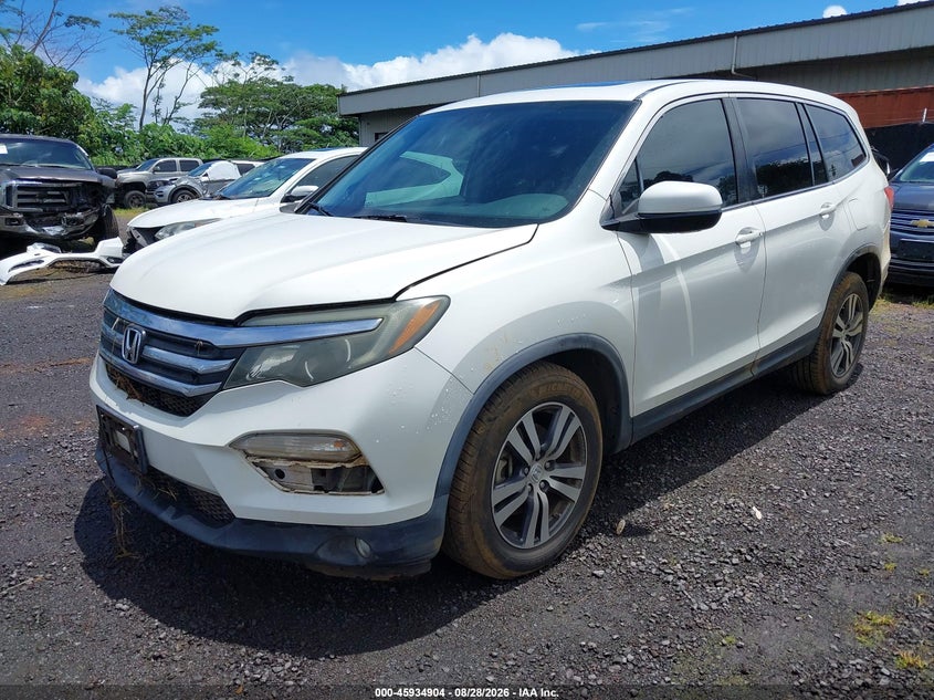 Vin: 5fnyf6h50hb016894, lot: 46434045, honda pilot ex-l 20172