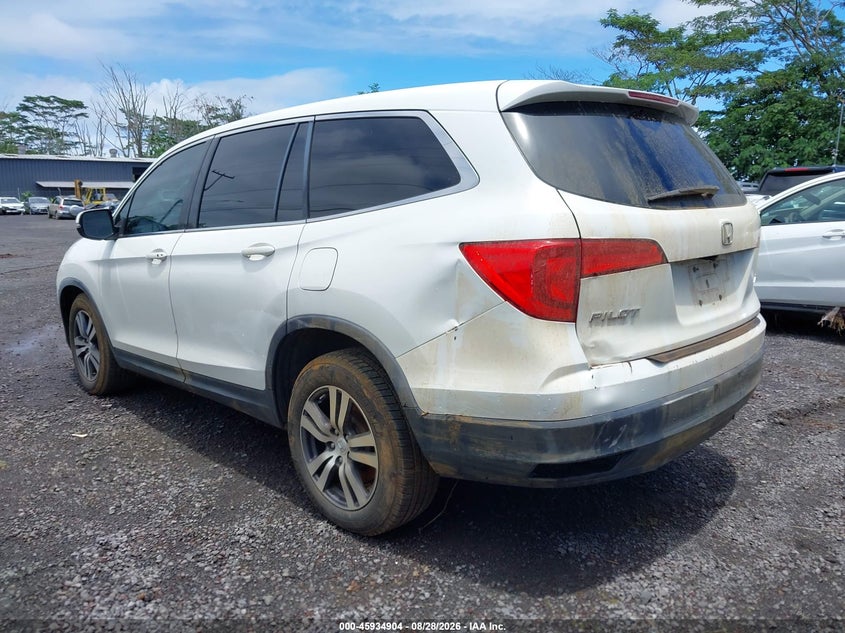 Vin: 5fnyf6h50hb016894, lot: 46434045, honda pilot ex-l 20173