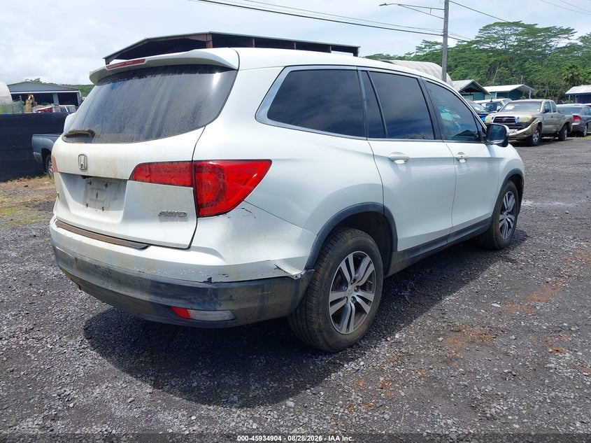 Vin: 5fnyf6h50hb016894, lot: 46434045, honda pilot ex-l 20174