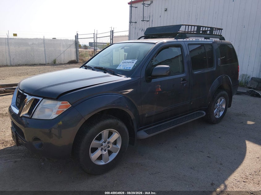 2012 Nissan Pathfinder, Right Front, IAAI, VIN 5N1AR1NB4CC605664 — photo 2