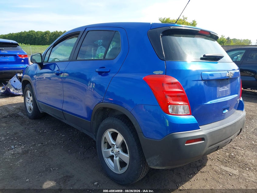 2015 CHEVROLET TRAX auction photo 3
