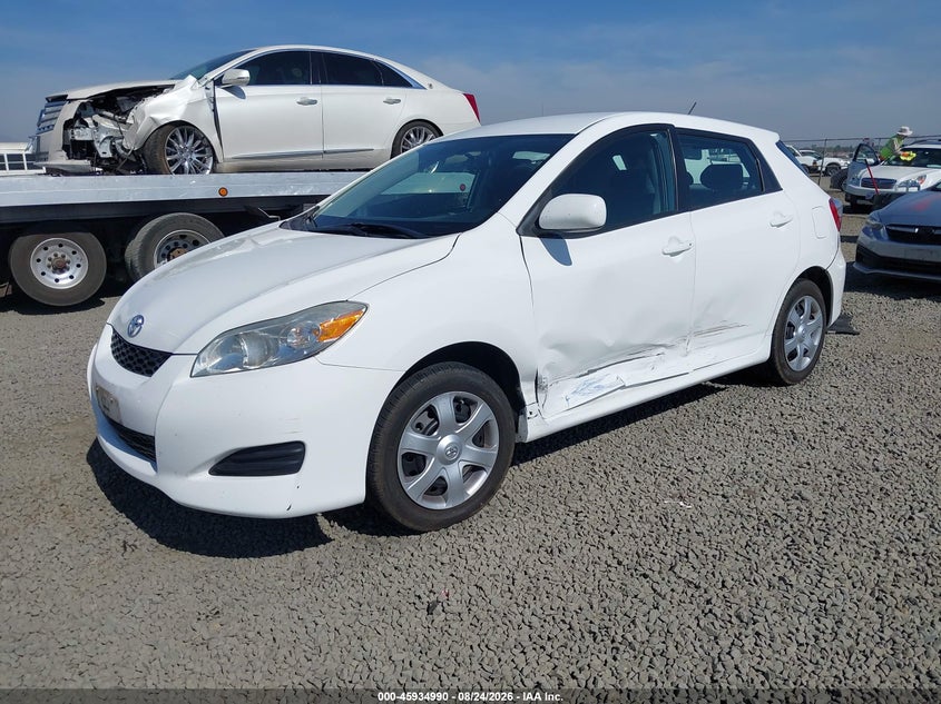 2009 Toyota Matrix, Left Side, IAAI, VIN 2T1KU40E69C166588 — photo 2