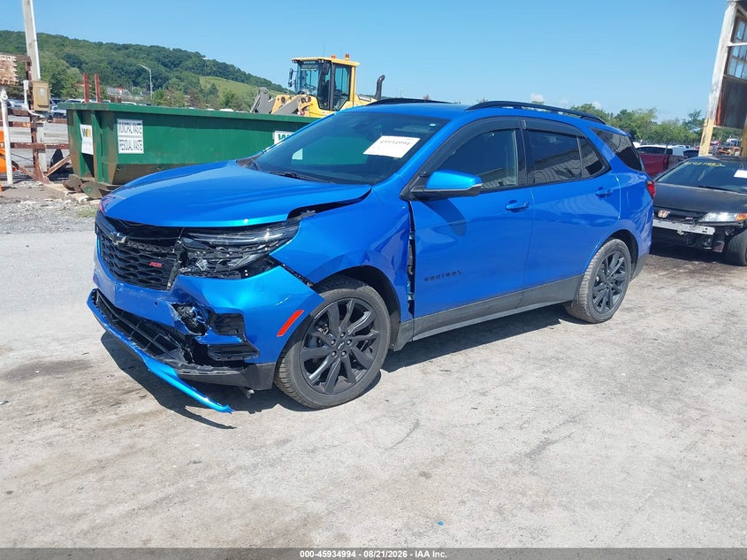 Vin: 3gnaxweg3rs113043, lot: 46434135, chevrolet equinox awd rs 20242