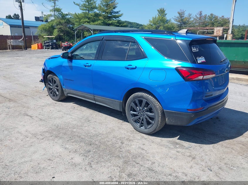 Vin: 3gnaxweg3rs113043, lot: 46434135, chevrolet equinox awd rs 20243