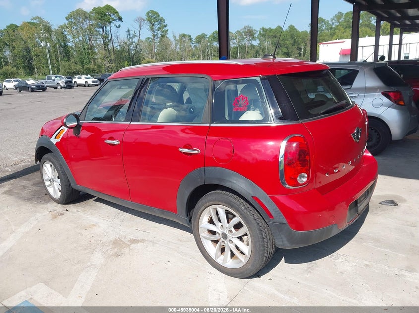 Vin: wmwzb3c59dwm09303, lot: 46434145, mini countryman cooper 20133
