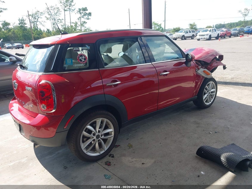 Vin: wmwzb3c59dwm09303, lot: 46434145, mini countryman cooper 20134