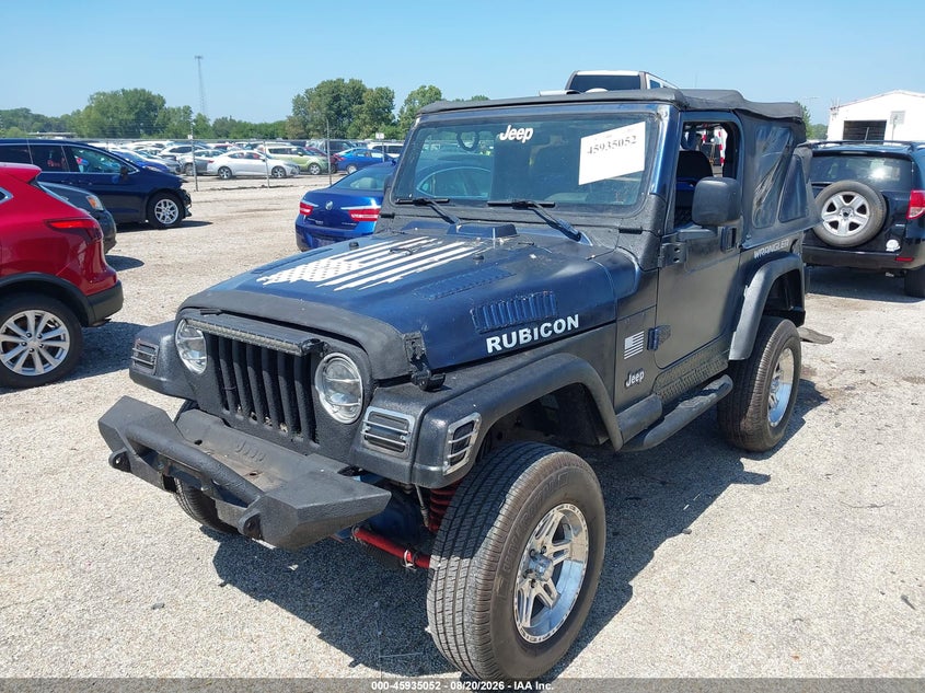 2003 Jeep Wrangler, Roof, IAAI, VIN 1J4FA49S33P307509 — photo 2