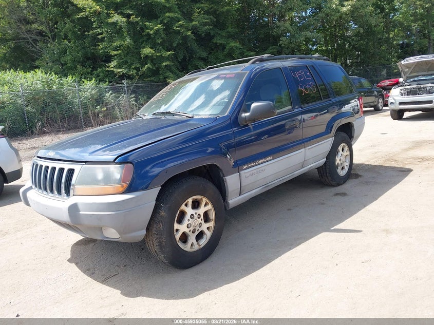 2000 Jeep Grand Cherokee Laredo, Normal Wear & Tear, IAAI, VIN 1J4GW48S8YC174719 — photo 2