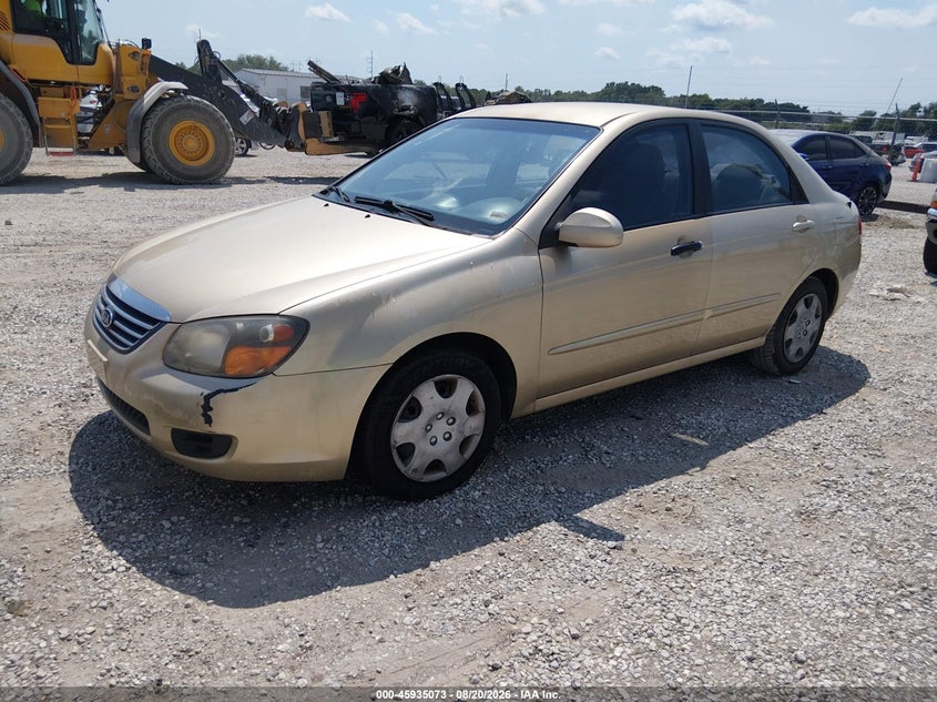 KIA SPECTRA 2009 VIN KNAFE221295657571