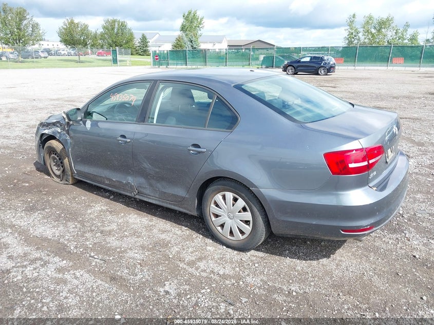 2015 VOLKSWAGEN JETTA auction photo 3