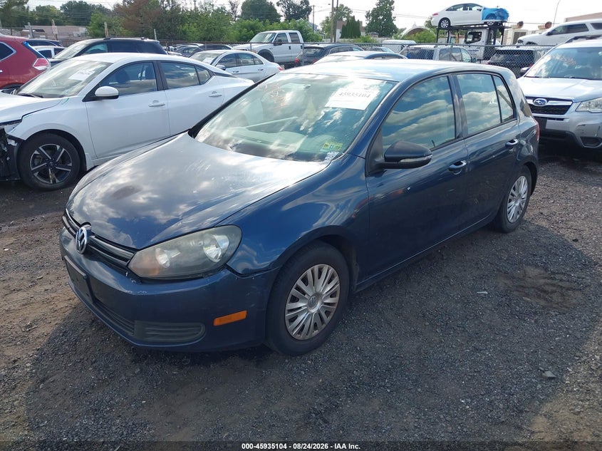 VOLKSWAGEN GOLF 2013 VIN WVWDB7AJ2DW076270
