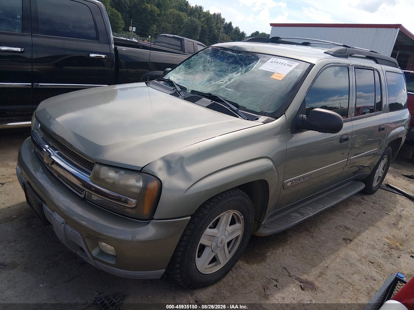 2003 Chevrolet TrailBlazer, Front End, IAAI, VIN 1GNET16S236177749 — photo 2