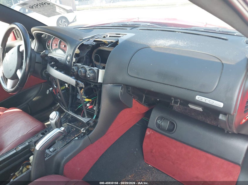 PONTIAC GTO 2004 VIN 6G2VX12G54L236222
