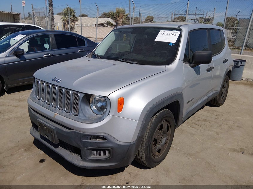 2015 Jeep Renegade, Удар ззаду, IAAI, VIN ZACCJAAT8FPB45766 — фото 2