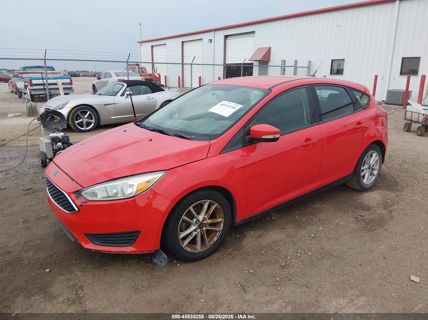 Vin: 1fadp3k29hl217091, lot: 46434400, ford focus se 20172
