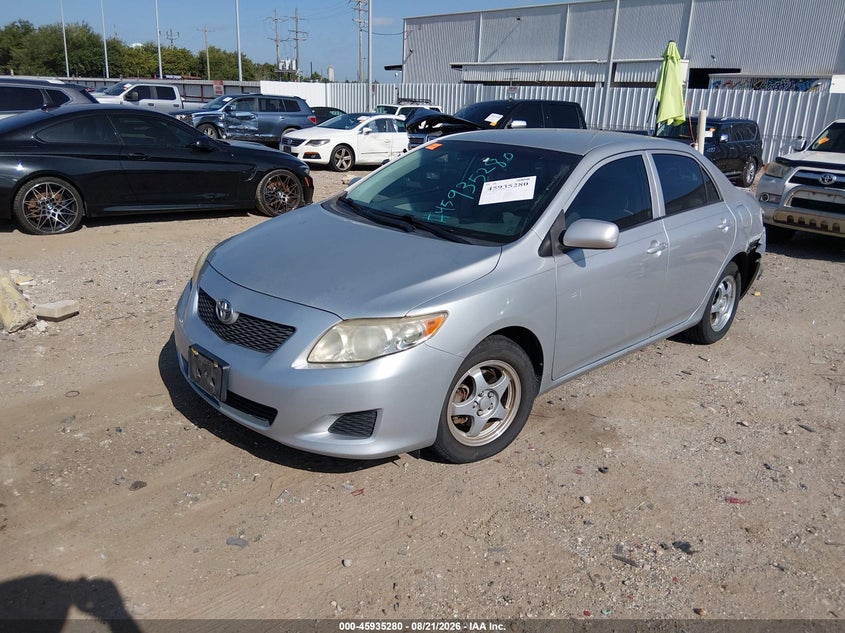 2009 Toyota Corolla, Left Rear, IAAI, VIN JTDBL40E69J020215 — photo 2
