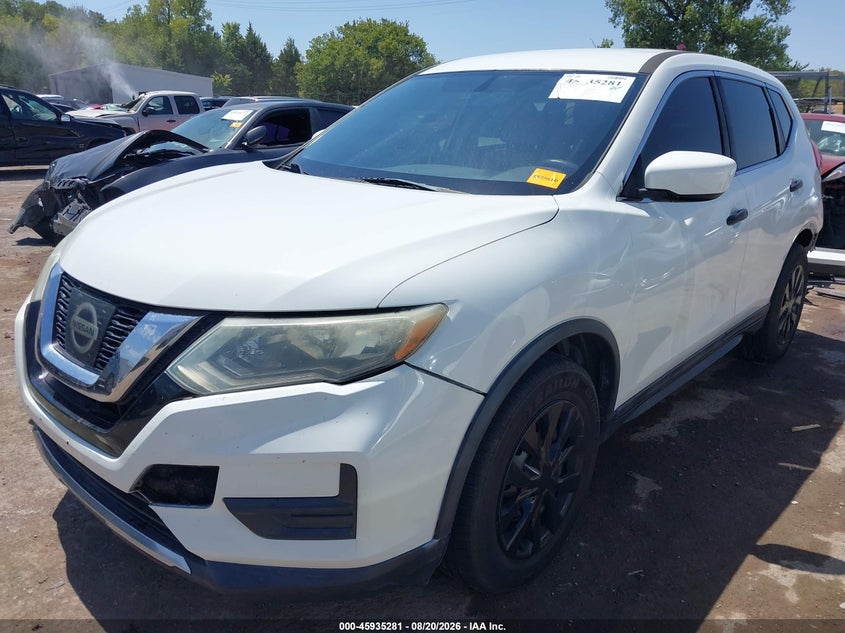 2017 Nissan Rogue, Rear, IAAI, VIN 5N1AT2MT2HC835194 — photo 2