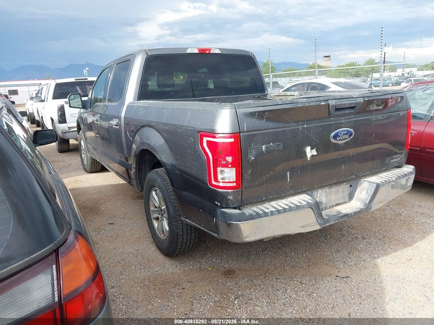 Vin: 1ftew1cf7ffa40995, lot: 46434433, ford f-150 xlt 20153