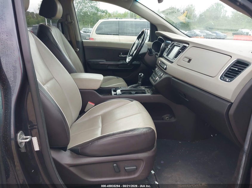 KIA SEDONA 2016 VIN KNDME5C16G6112135