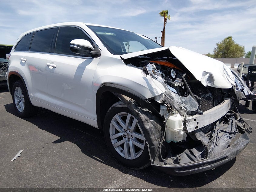 2015 TOYOTA HIGHLANDER auction photo 1