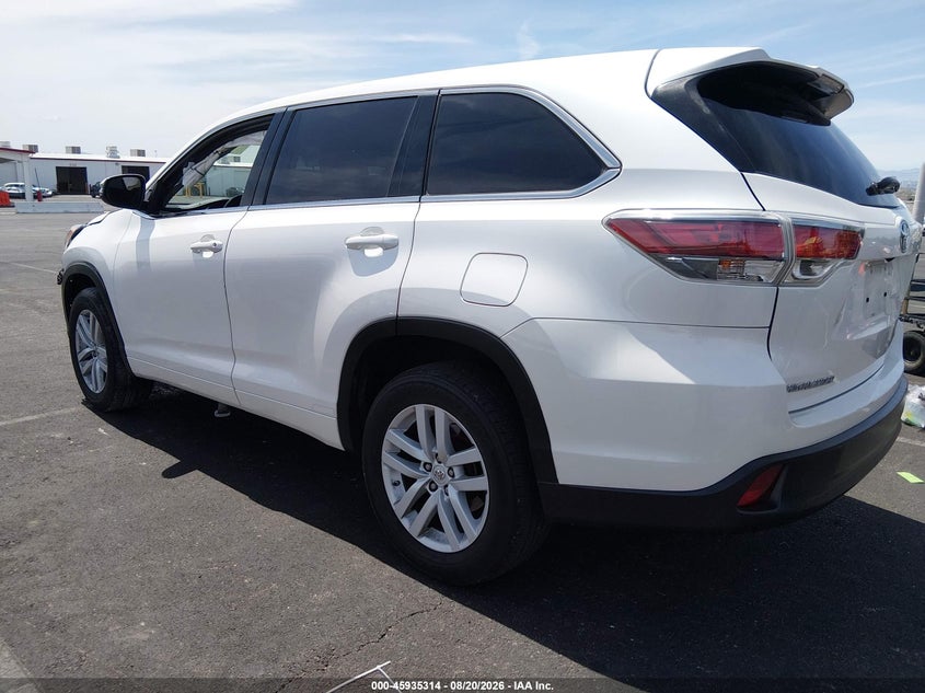 2015 TOYOTA HIGHLANDER auction photo 3