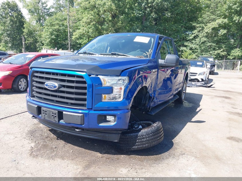 2017 Ford F-150, Left & Right Side, IAAI, VIN 1FTFX1EFXHFB80377 — photo 2