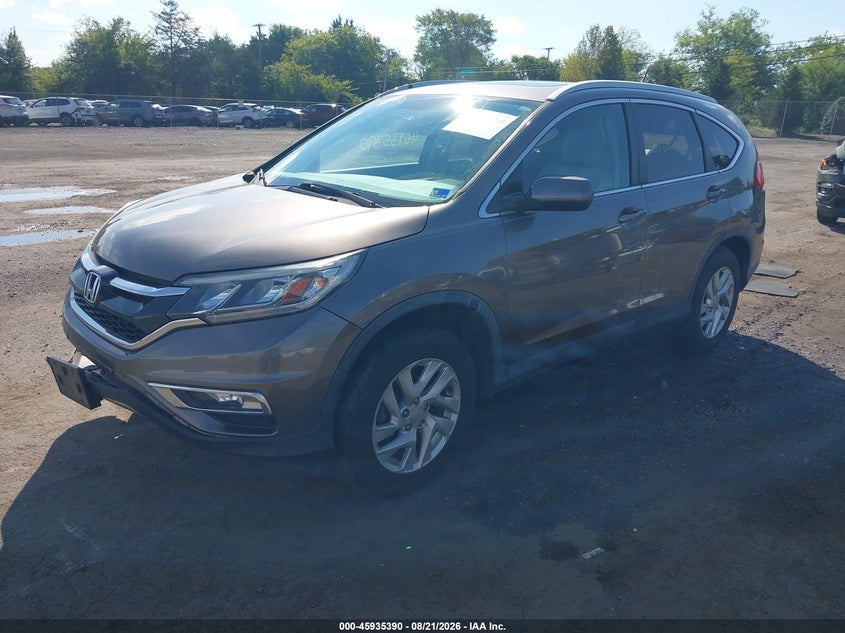 2016 Honda CR-V, Rear, IAAI, VIN 5J6RM4H78GL112942 — photo 2
