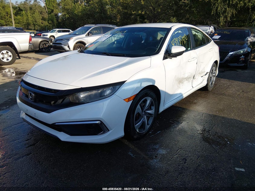 2019 Honda Civic, Left Side, IAAI, VIN 2HGFC2F66KH587913 — photo 2