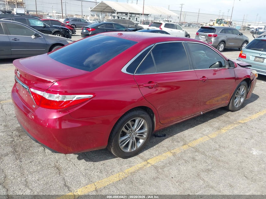 2017 TOYOTA CAMRY SEDAN 2.5L I-4 DOHC, VVT, 178HP