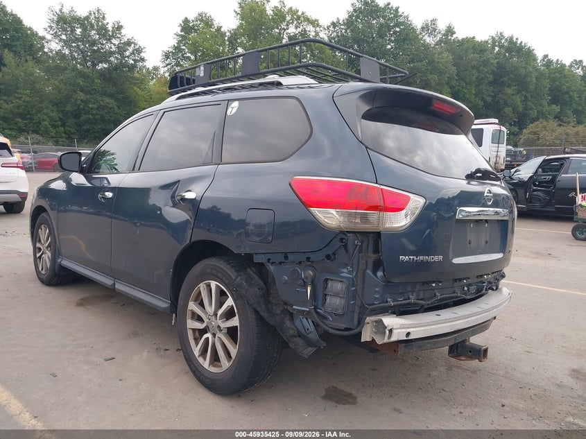 Vin: 5n1ar2mn8fc609481, lot: 46434566, nissan pathfinder sv 20153