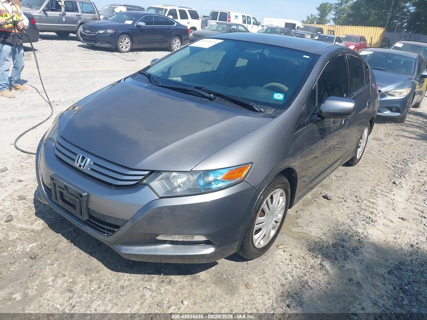 2011 Honda Insight, Левый бок, IAAI, VIN JHMZE2H38BS001695 — фото 2