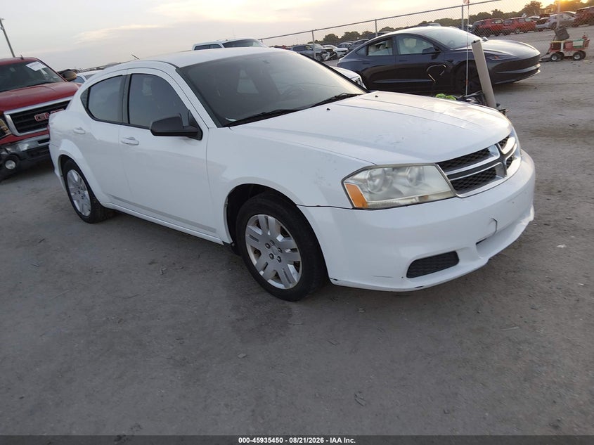 Vin: 1c3cdzab5cn109992, lot: 46434591, dodge avenger se 2012 img_1