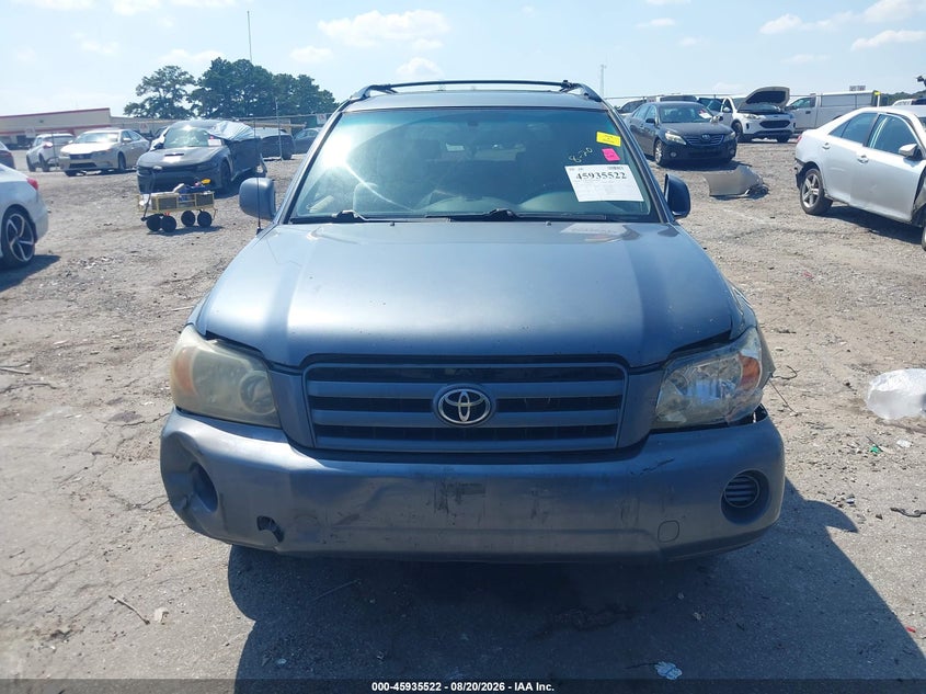TOYOTA HIGHLANDER 2004 VIN JTEDP21A240008182