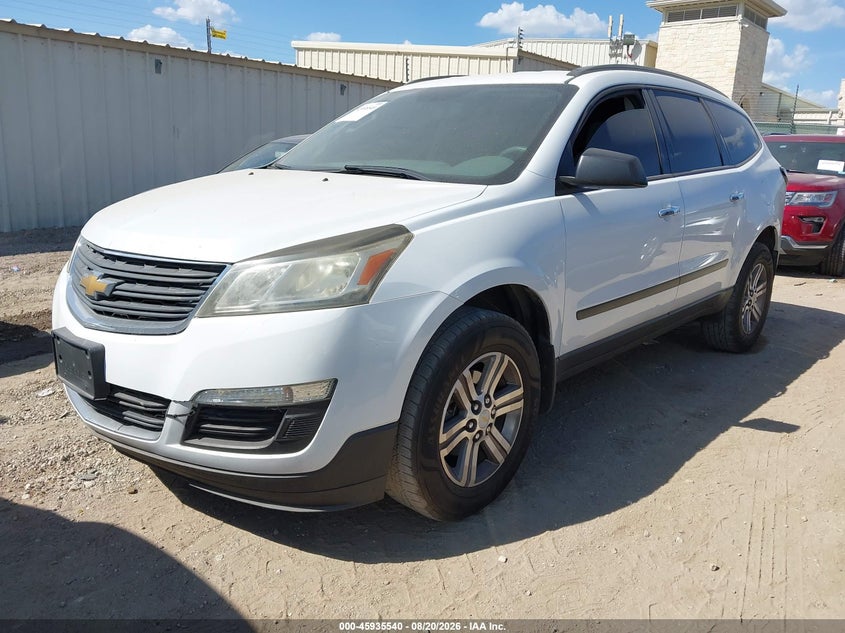 2017 Chevrolet Traverse, Неизвестно, IAAI, VIN 1GNKRFKD6HJ150502 — фото 2