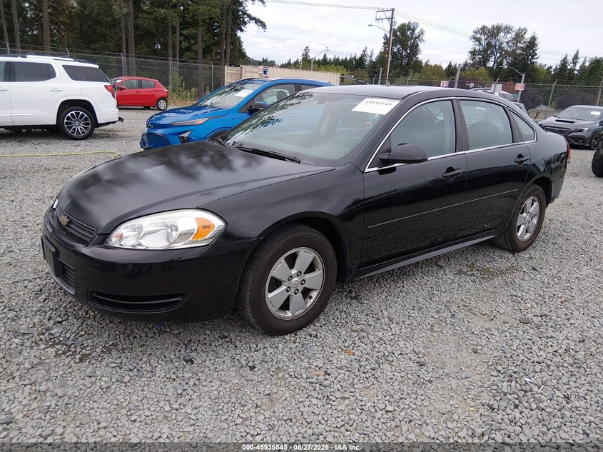 2010 Chevrolet Impala, Удар ззаду, IAAI, VIN 2G1WB5EK3A1162604 — фото 2
