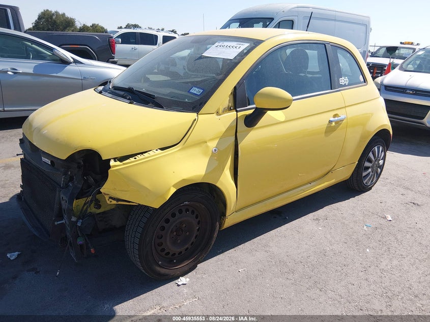 2012 FIAT 500 auction photo 2