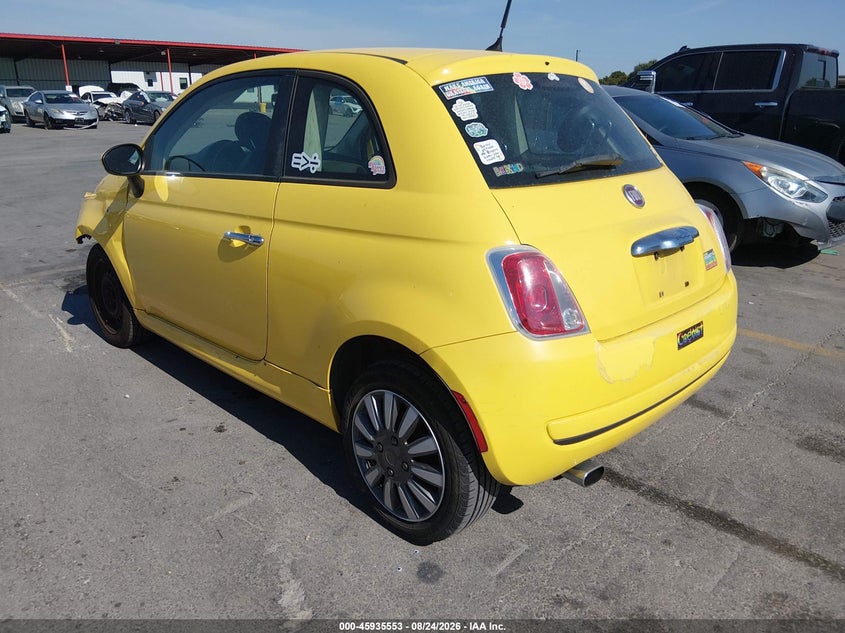 2012 FIAT 500 auction photo 3