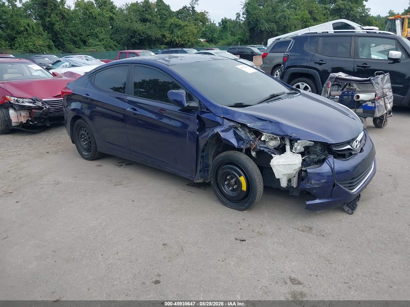 2012 HYUNDAI ELANTRA auction photo 1