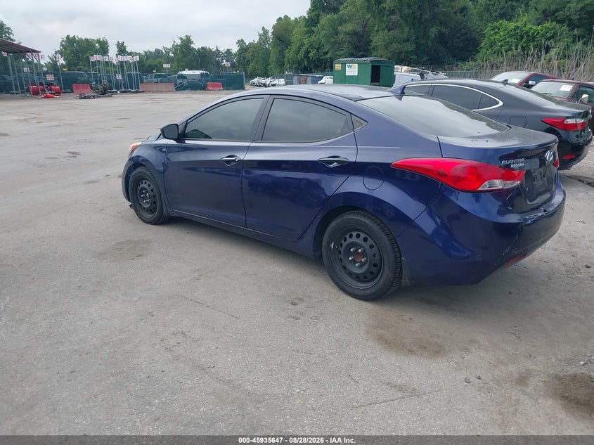 2012 HYUNDAI ELANTRA auction photo 3