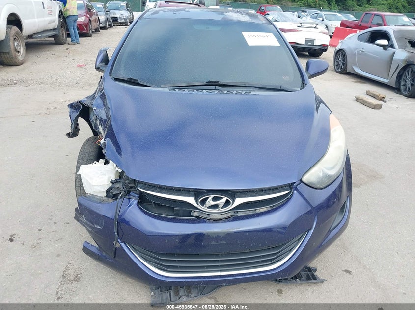 2012 HYUNDAI ELANTRA auction photo 6