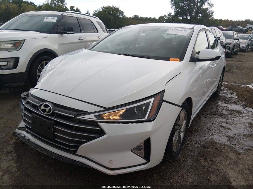2019 Hyundai Elantra Sel, Front End, IAAI, VIN 5NPD84LF2KH482722 — photo 2