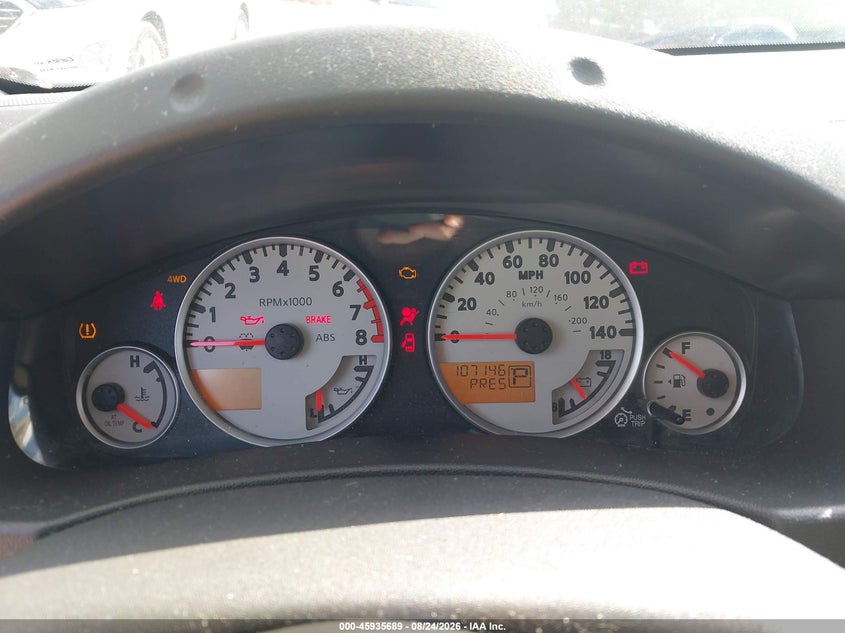 NISSAN XTERRA 2015 VIN 5N1AN0NWXFN664025
