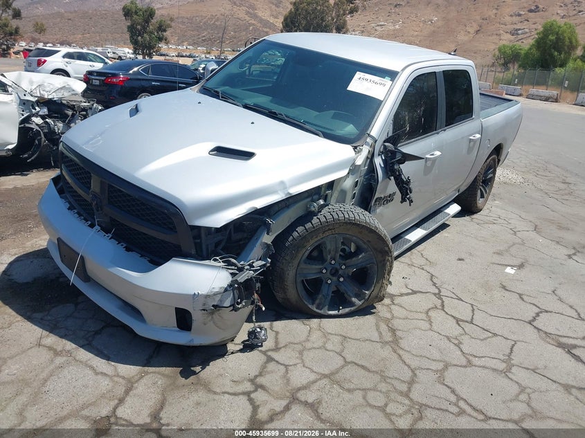 2017 RAM 1500, Transmission Damage, IAAI, VIN 1C6RR7MTXHS811841 — photo 2