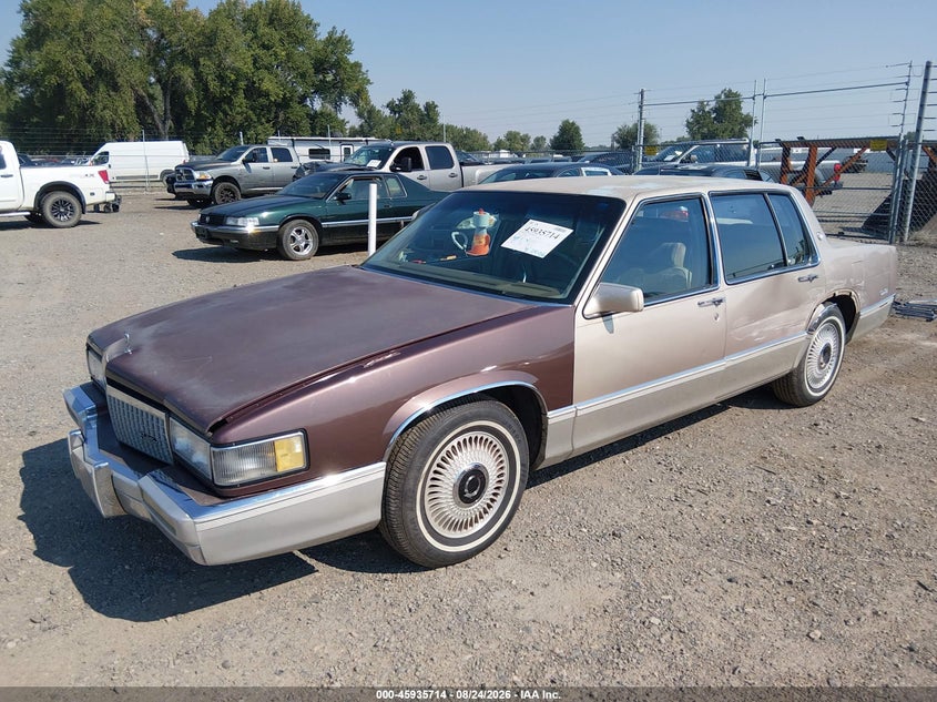 1990 Cadillac Deville, Left Side, IAAI, VIN 1G6CD5333L4269002 — photo 2