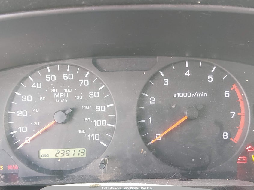 NISSAN XTERRA 2001 VIN 5N1ED28Y41C538423