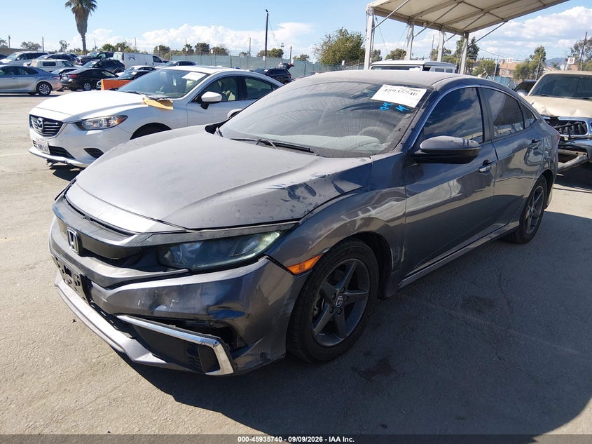 Vin: 2hgfc2f67lh545302, lot: 46434881, honda civic lx 20202