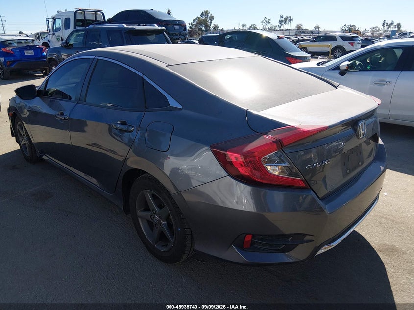 Vin: 2hgfc2f67lh545302, lot: 46434881, honda civic lx 20203