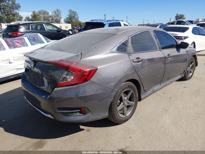 Vin: 2hgfc2f67lh545302, lot: 46434881, honda civic lx 20204