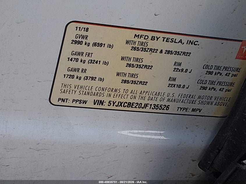 TESLA MODEL X - zdjęcie 9