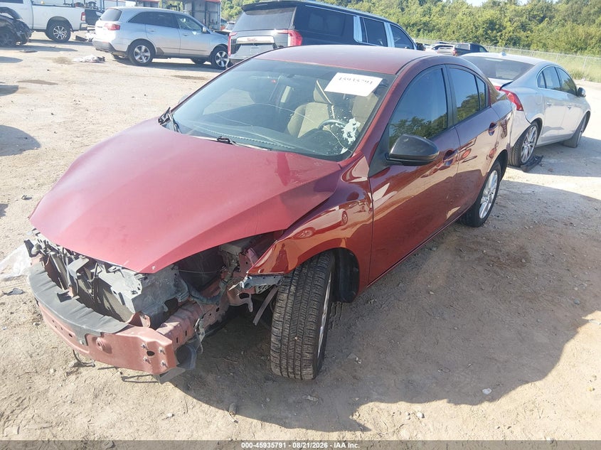 2011 Mazda 3, Front End, IAAI, VIN JM1BL1VFXB1476725 — photo 2